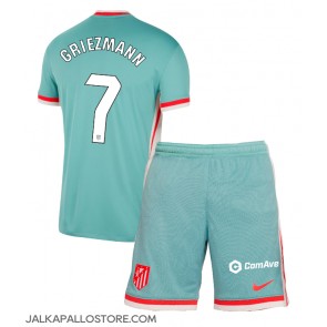 Atletico Madrid Antoine Griezmann #7 Vieraspaita Lapsille 2024-25 Lyhythihainen (+ shortsit)